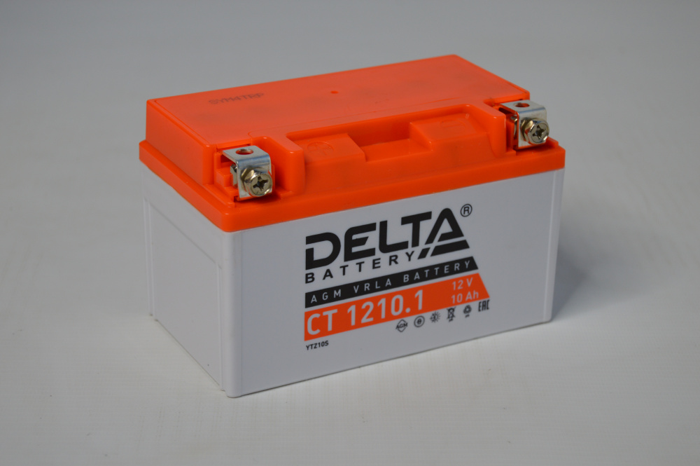 Аккумулятор DELTA Battery AGM 10Ah Прямая +/- МОТО