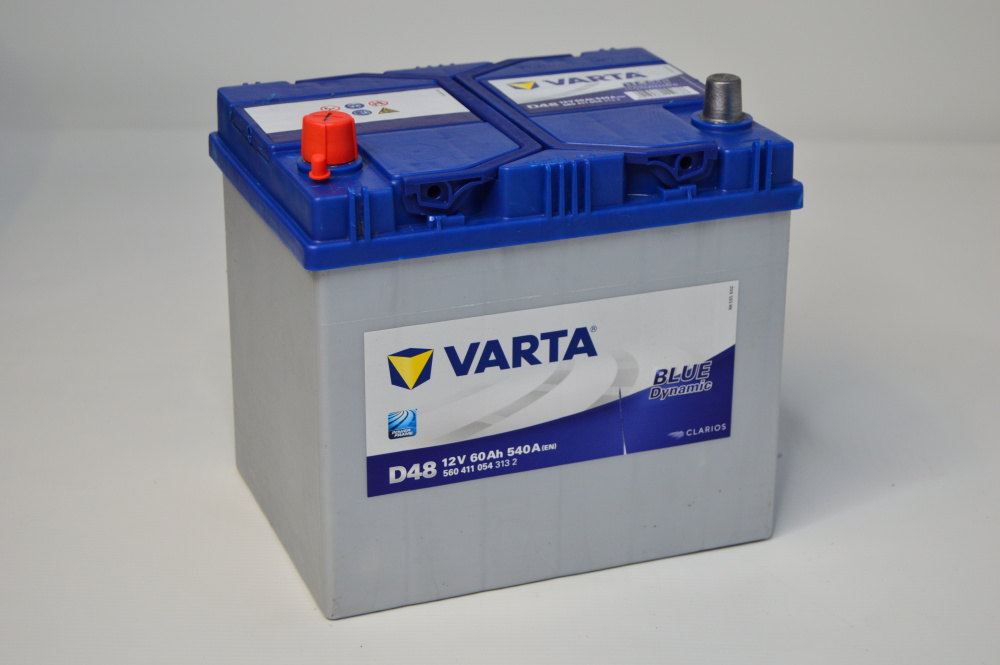 Аккумулятор VARTA Blue Dynamic 60Ah Прямая +/- Азия