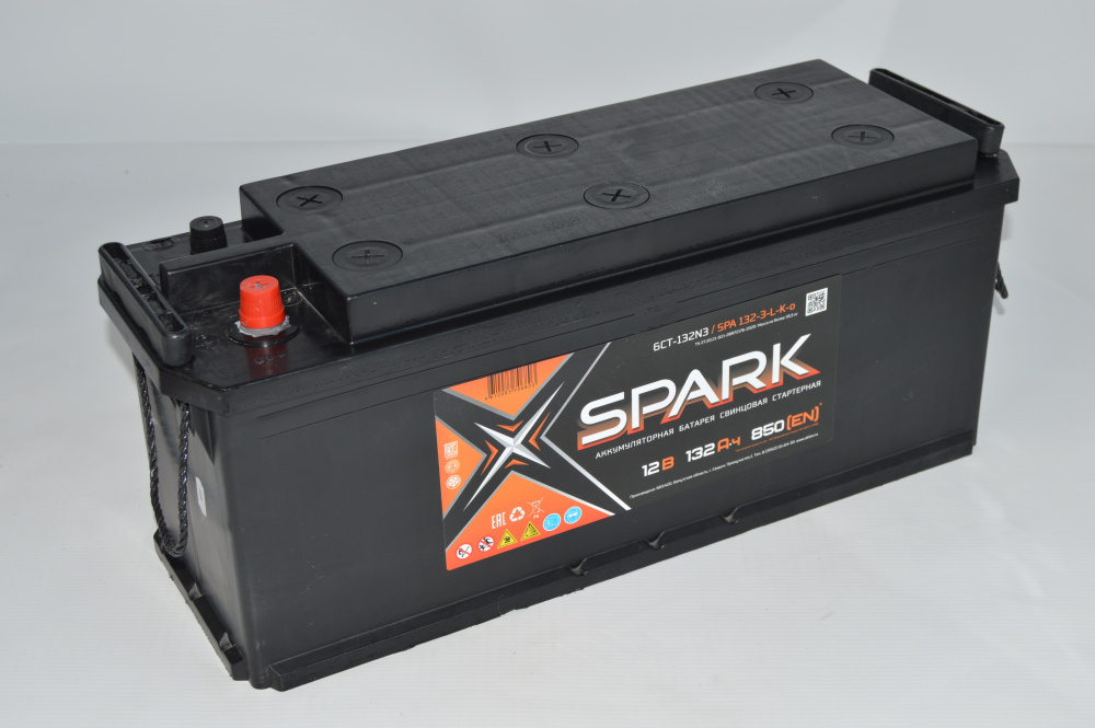 Аккумулятор SPARK 132Ah Прямая -/+