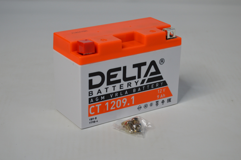 Аккумулятор DELTA Battery AGM 9Ah Прямая +/- МОТО