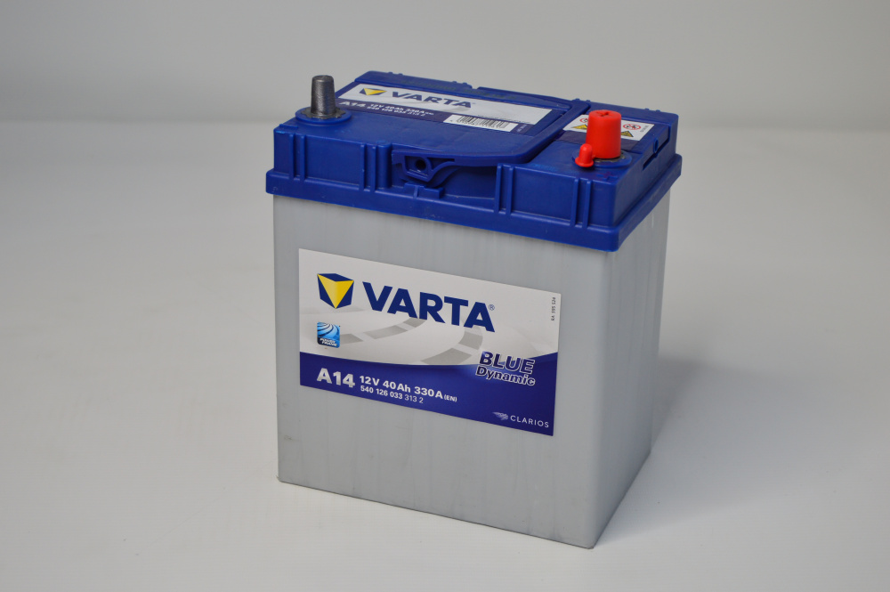 Аккумулятор VARTA Blue Dynamic 40Ah Обратная -/+ Азия (тонкие клеммы)