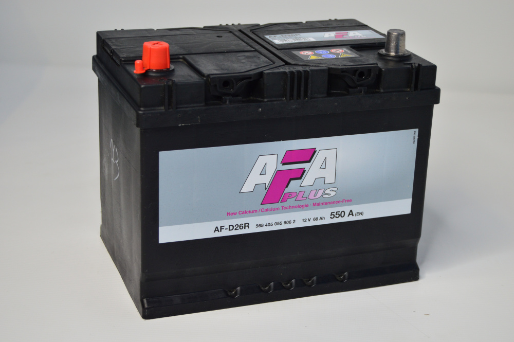 Аккумулятор AFA PLUS 68Ah Прямая +/- Азия