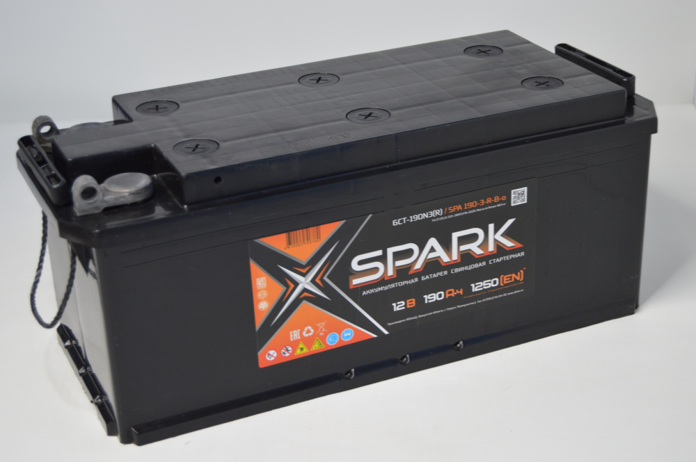 Аккумулятор SPARK 190Ah Прямая -/+ (болтовая клемма)