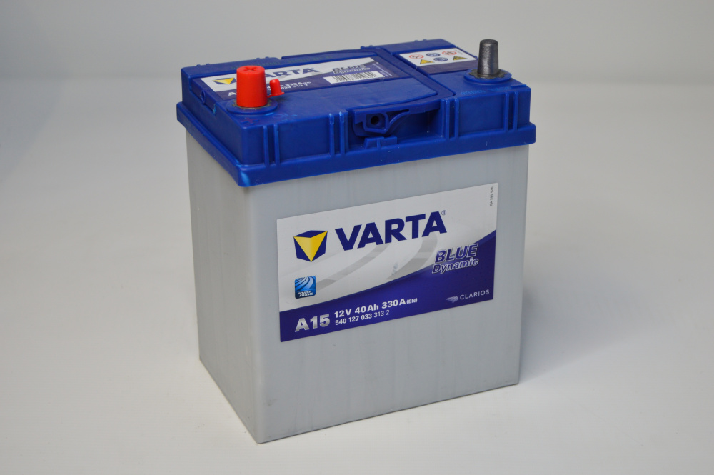 Аккумулятор VARTA Blue Dynamic 40Ah Прямая +/- Азия (тонкие клеммы)