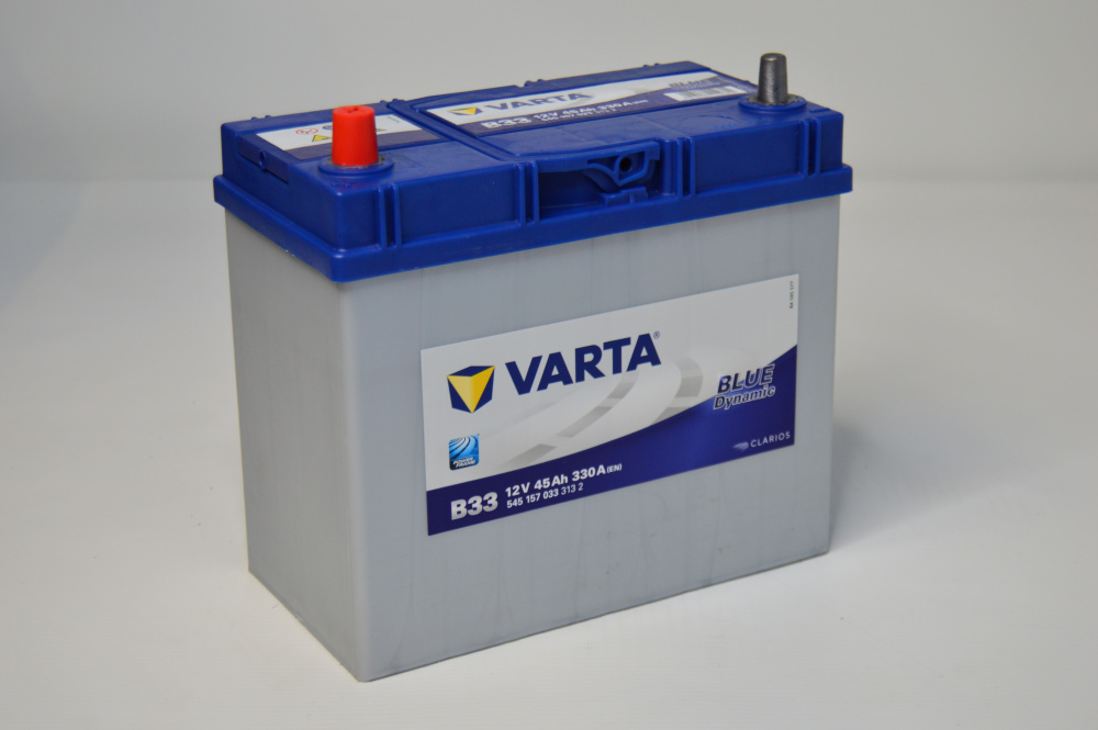 Аккумулятор VARTA Blue Dynamic 45Ah Прямая +/- Азия (тонкие клеммы)